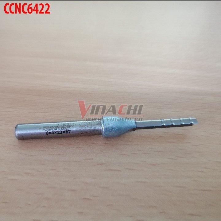 MŨI CẮT CNC TIDEWAY 2 CÁNH CỐT 6MM