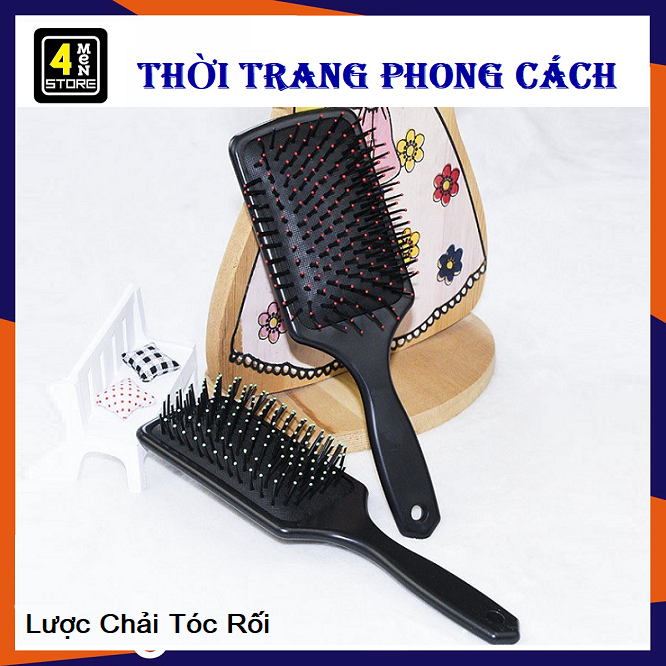 [HCM]⚡ Siêu Tiên Dụng ⚡ Lược Chải Tóc Rối - Lược Bàn Chải Tóc Xoăn Dáng Vuông ⚡