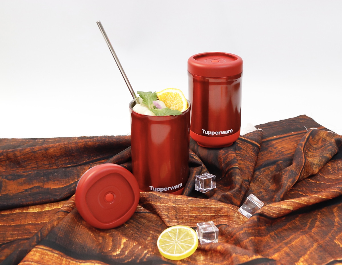 Bộ hộp giữ nhiệt Stacking Thermal (2) Tupperware Chính Hãng
