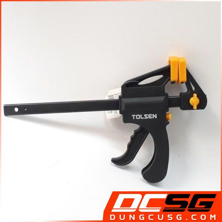 Kẹp gỗ nhanh 6'' ( đen ) TOLSEN - 10201 [DCSG]
