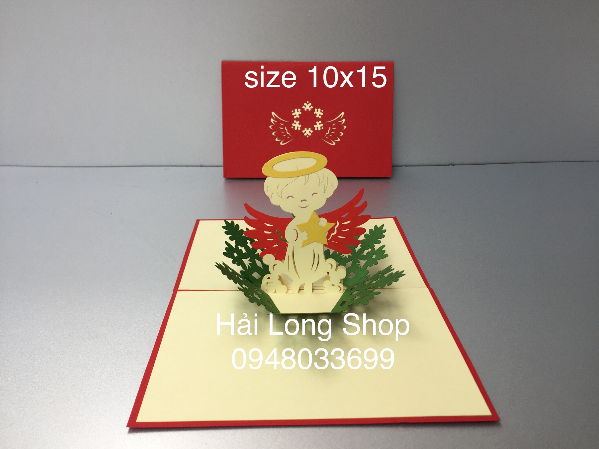 Thiên Thần 1 - Noel - Thiệp 3D