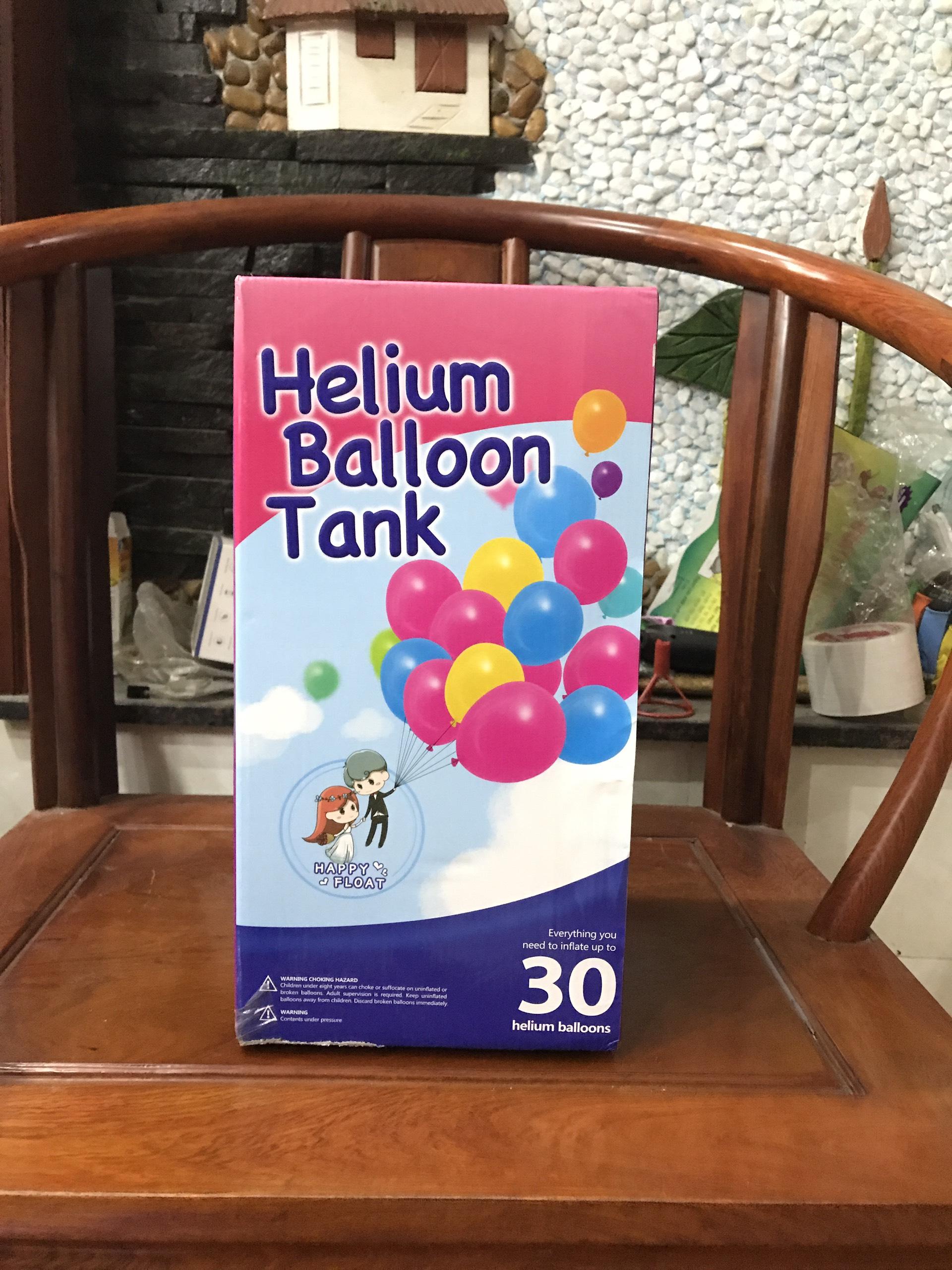 Bình Khí Heli - Bình Khí Bơm Bóng (Bình 13L - Bơm 30 Bóng)