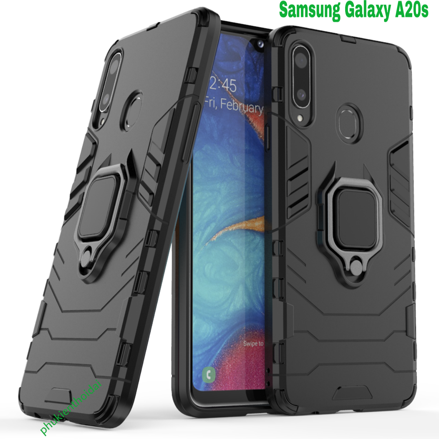 Ốp lưng Samsung A20s chống sốc Iron Man Iring cao cấp chống va đập mạnh trên 2 mét