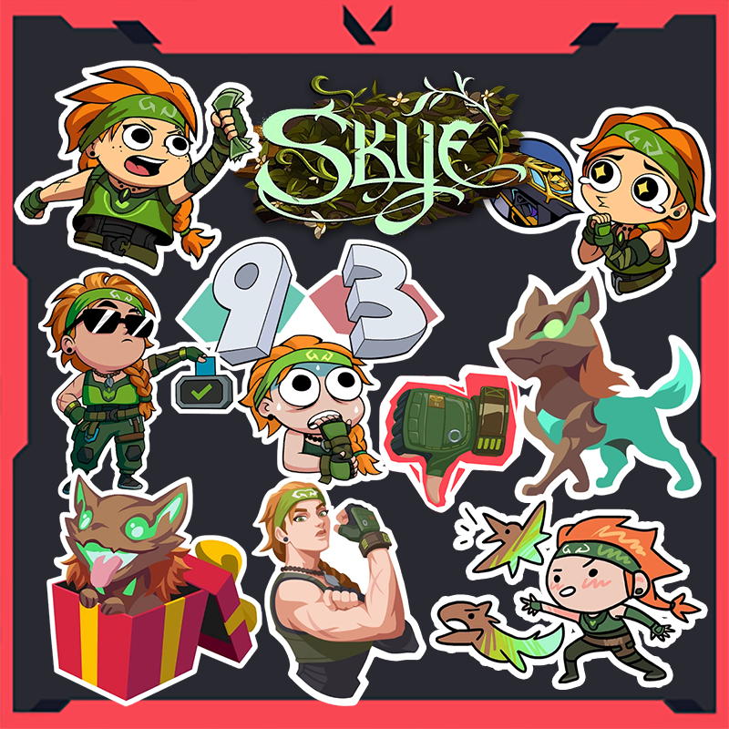 [Valorant] - Sticker Agent Skye