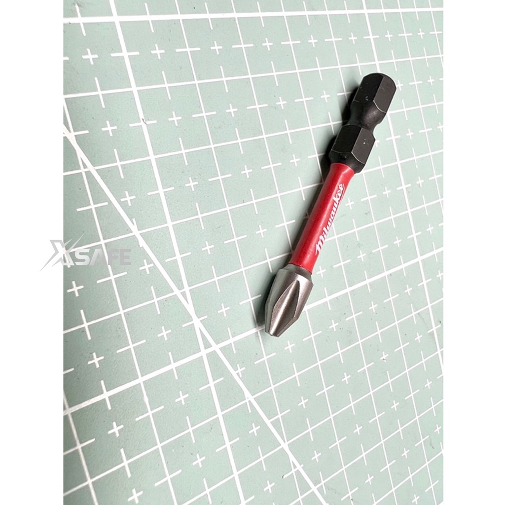 Mũi vít cao cấp Milwaukee PH2 PHILLIPS SHOCKWAVE Impact Duty chiều dài 5-15cm chống gãy vít độ bền cực cao gấp 50 lần