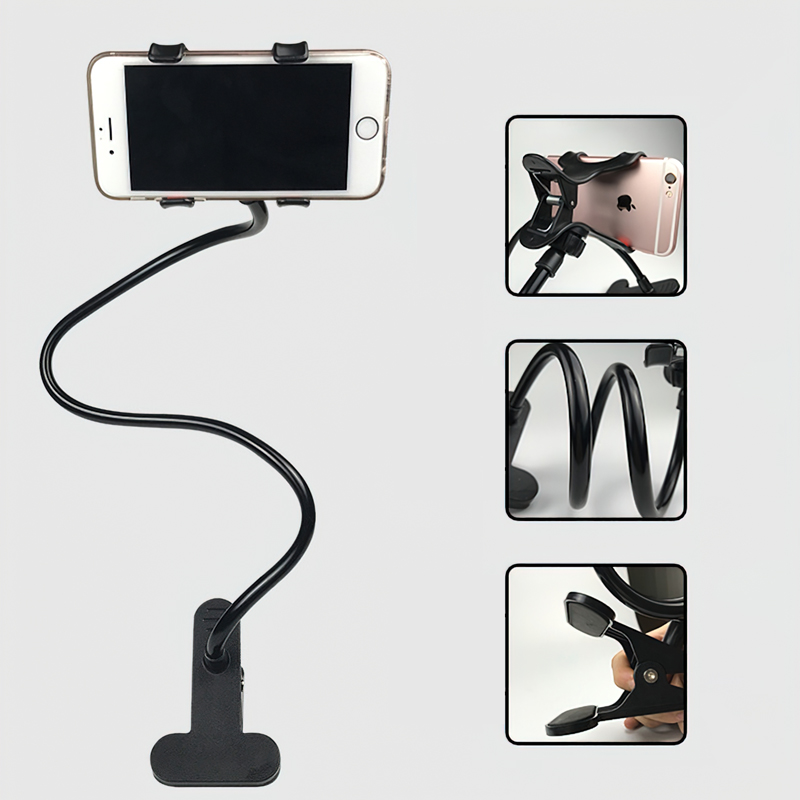 Giá đỡ kẹp điện thoại đa năng đuôi khỉ Xoay 360°