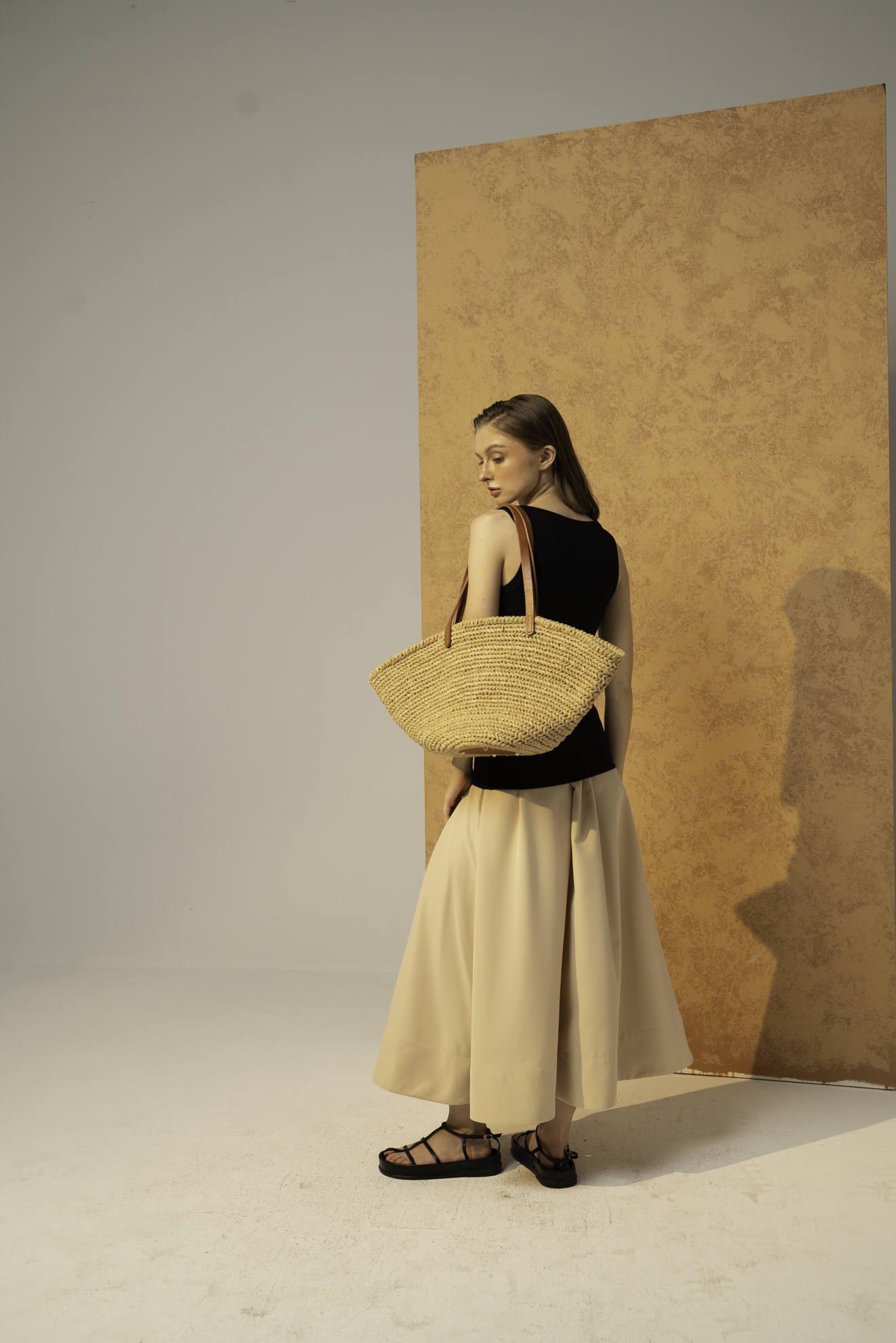 CHÂN VÁY KAKI CẠP CHUN - DALLAS SKIRT