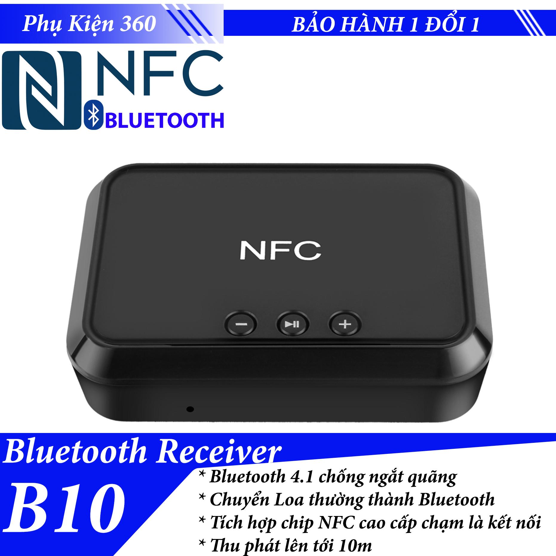 Thiết Bị Nhận Bluetooth Cho Loa Và Amply BL-B10 NFC - Desktop Bluetooth Receiver