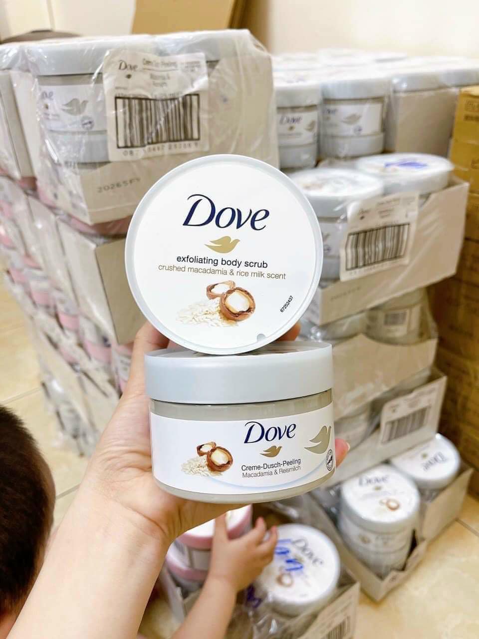 Tẩy Da, Tế Bào Chết Dove Mỹ 298gr