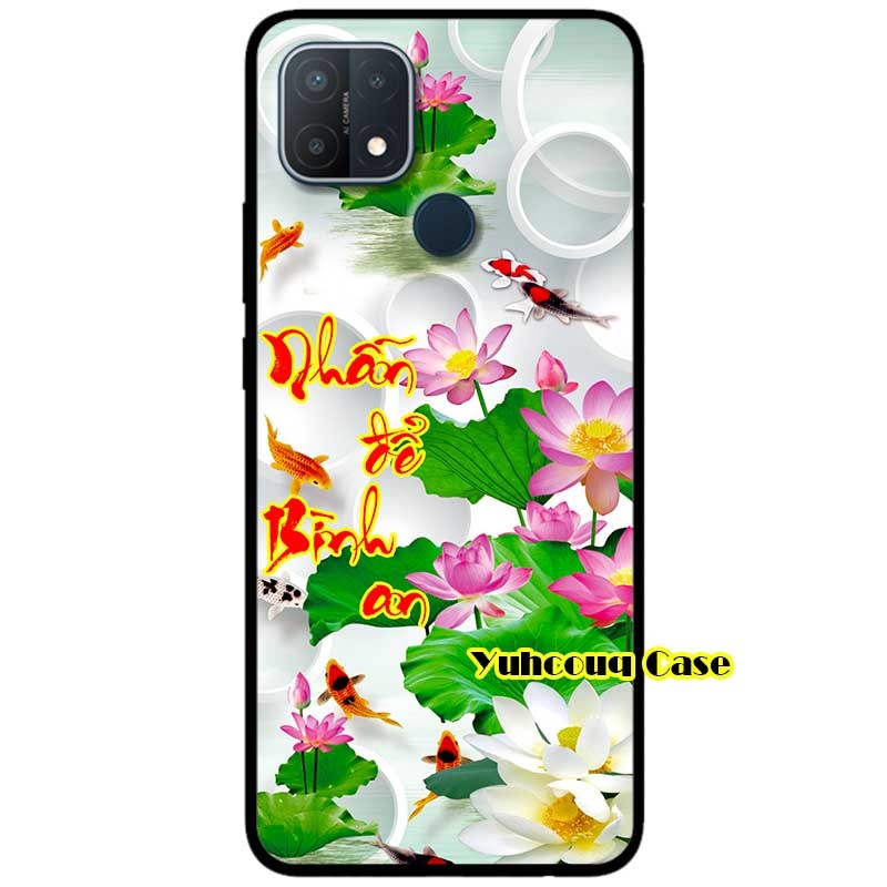 Ốp lưng dành cho oppo a15 - oppo a15s - nhẫn để bình an