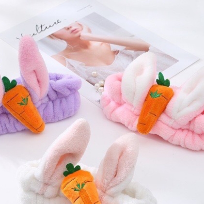 Băng Đô Tai Thỏ Hình Cà Rốt