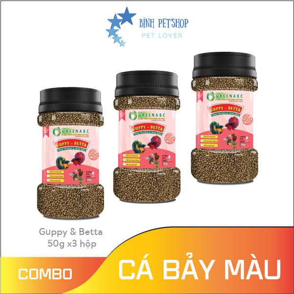 Thức ăn cho Cá 7 màu - Guppy Betta