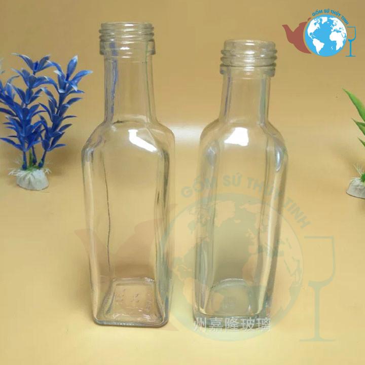 Chai thủy tinh đựng dầu ăn chiết rót dầu 500ml