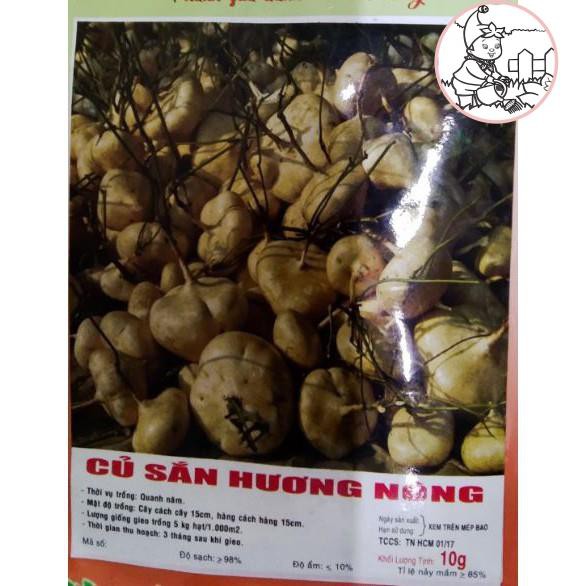 HẠT CỦ SẮN, CỦ ĐẬU - GÓI 10 GRAM