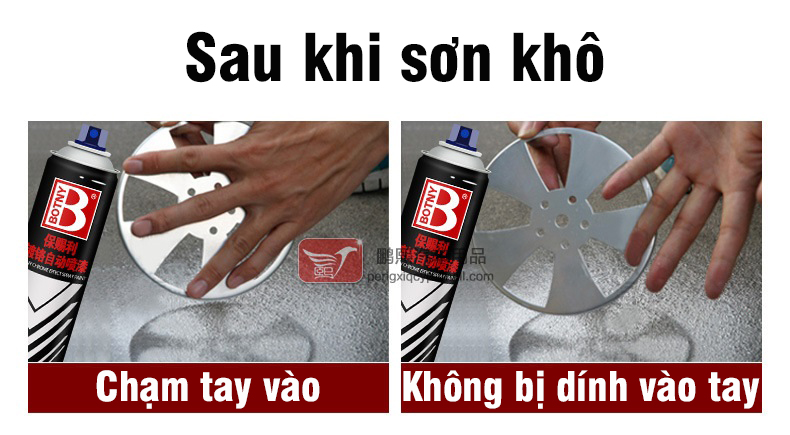 Sơn xịt mạ Chrome Botny B-1167 dung tích 300ml