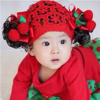 Băng đô tóc giả siêu yêu cho bé(6-36 tháng)
