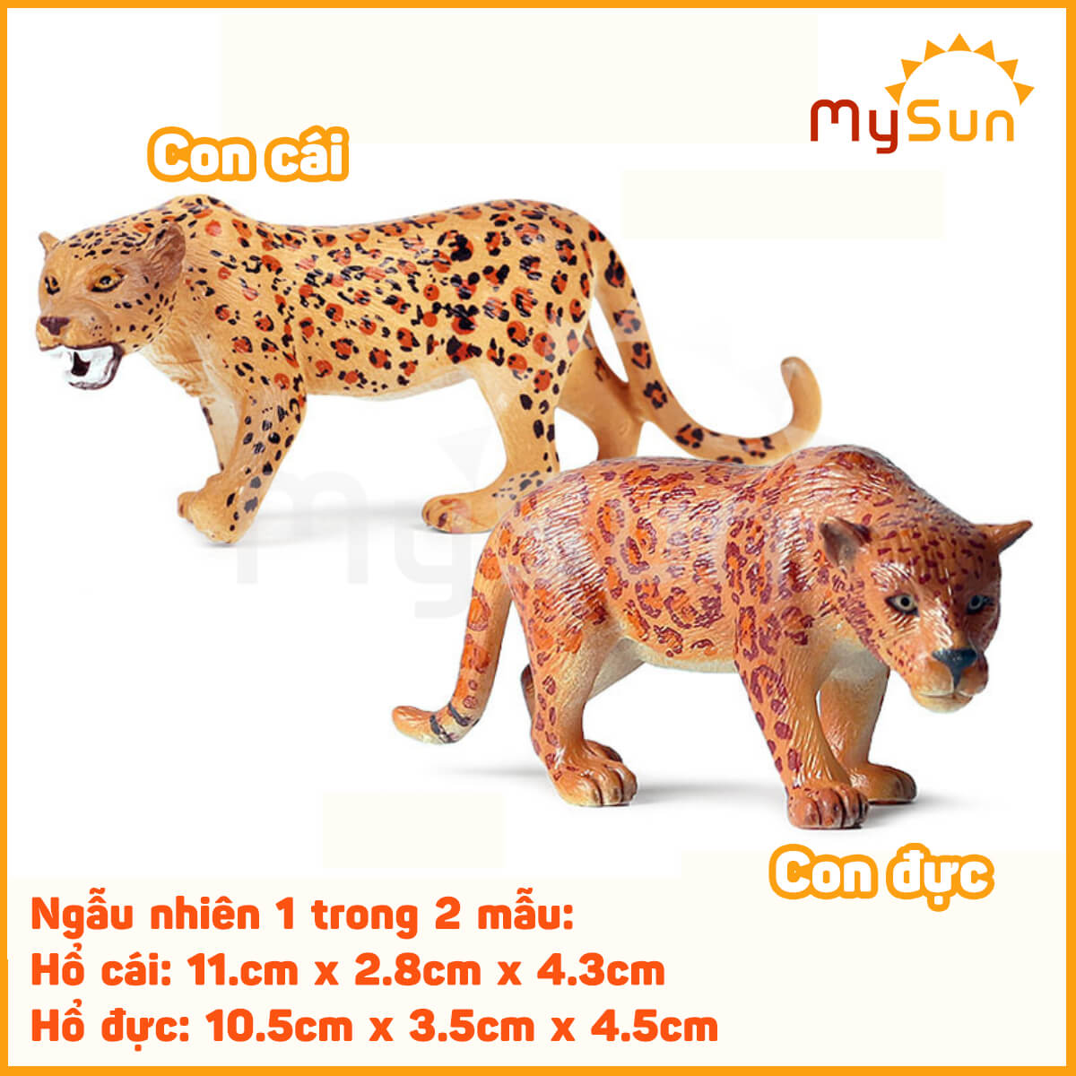 Bộ đồ chơi mô hình thế giới các con động vật hoang dã cho bé MySun