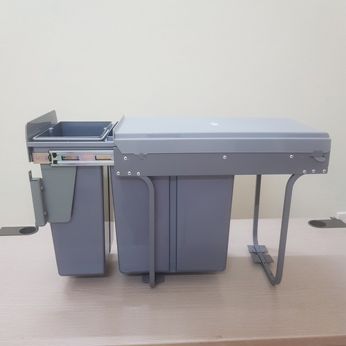 {HÀNG CAO CẤP - CHÍNH HÃNG} Thùng Đựng Rác Đôi gắn Cánh Âm Tủ Bếp (có thợ lắp đặt)