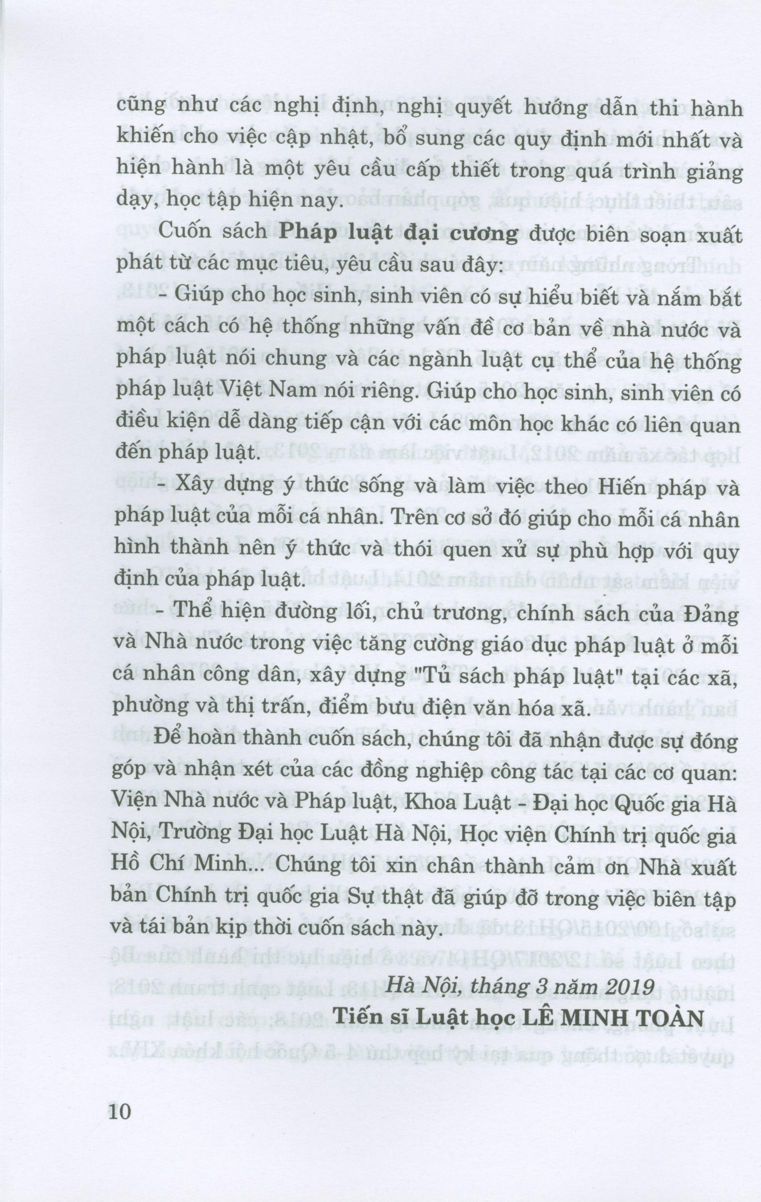 Pháp Luật Đại Cương