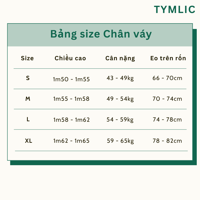 Chân váy midi họa tiết xếp ly TYMLIC