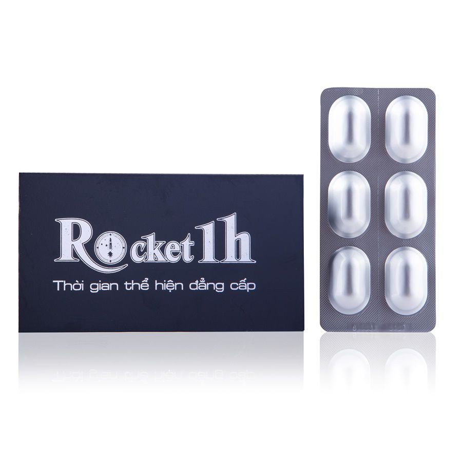 Rocket 1h - Tăng cường sinh lý nam - Tráng Dương Bổ Thận - Giá 1 viên
