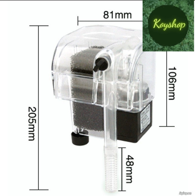 Máy lọc thác bể cá filter xp-06, xp03 - bảo hành 6 tháng