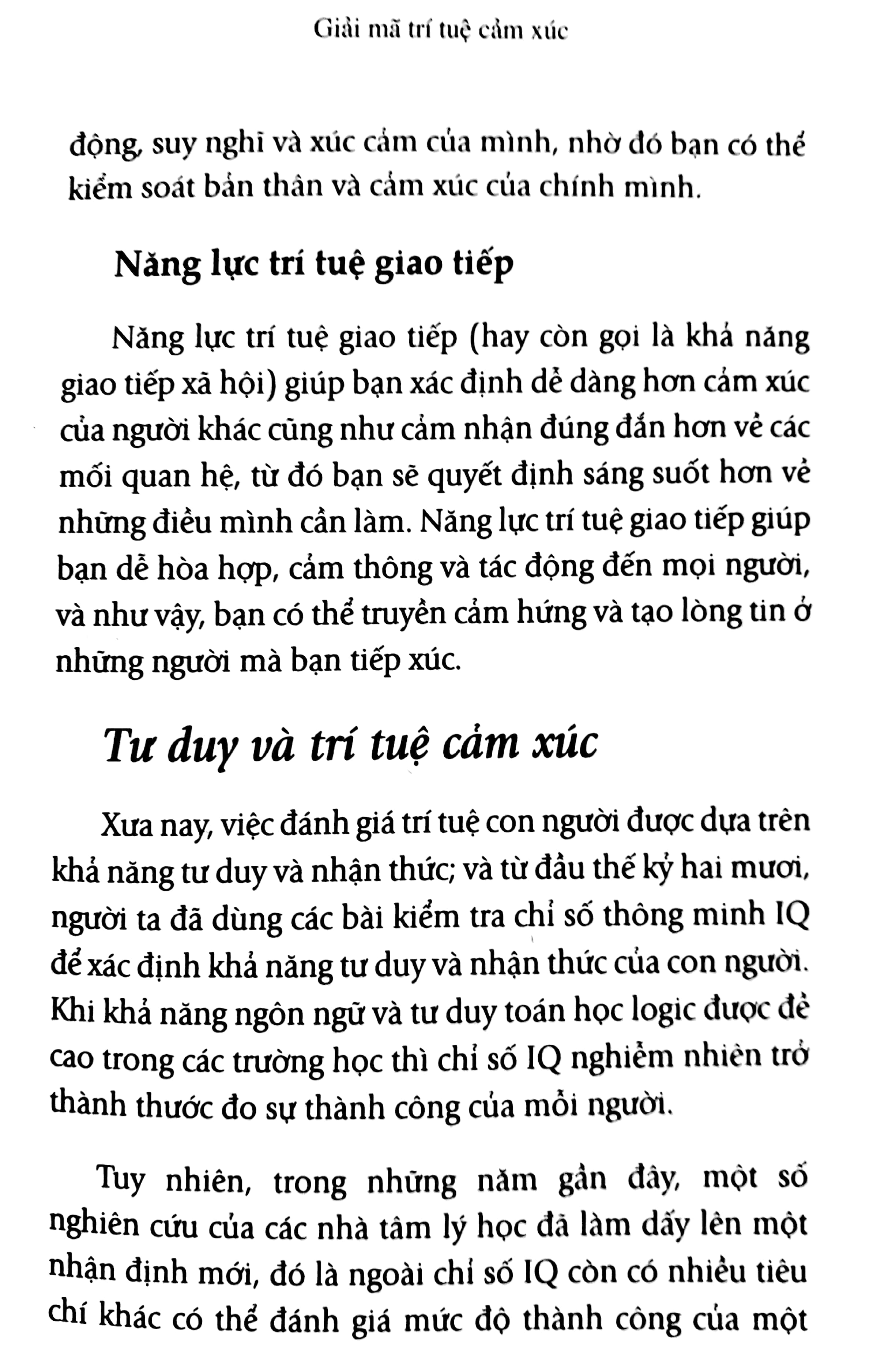 Fahasa - Giải Mã Trí Tuệ Cảm Xúc