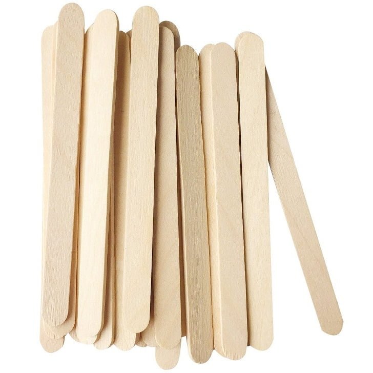 Combo 30 que gỗ dài lấy sáp - que gỗ xếp mô hình cho bé