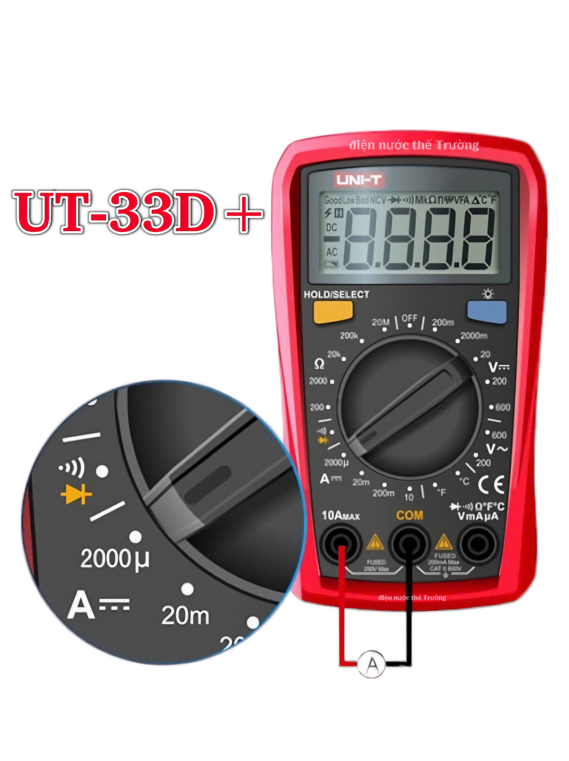 Đồng hồ vạn năng điện tử Uni-Trend UT33D+