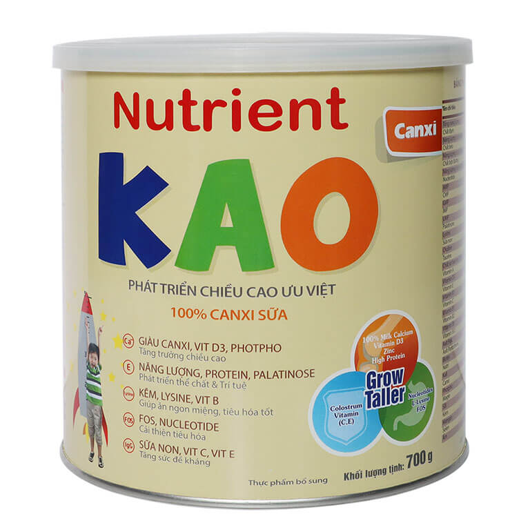 Sữa Nutrient KAO 700g trẻ từ 1 6 tuổi