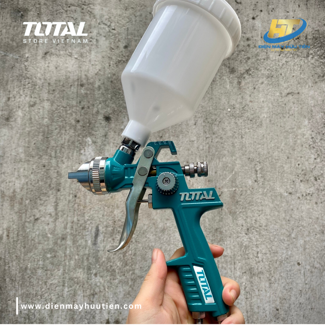 Súng phun sơn hvlp 600cc total tat10601