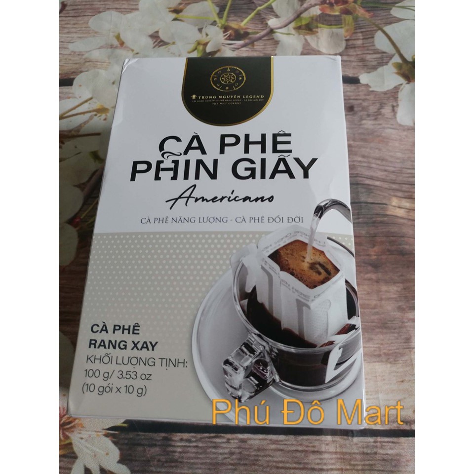 ( Freeship ) Cà Phê Phin Giấy Trung Nguyên Legend Americano