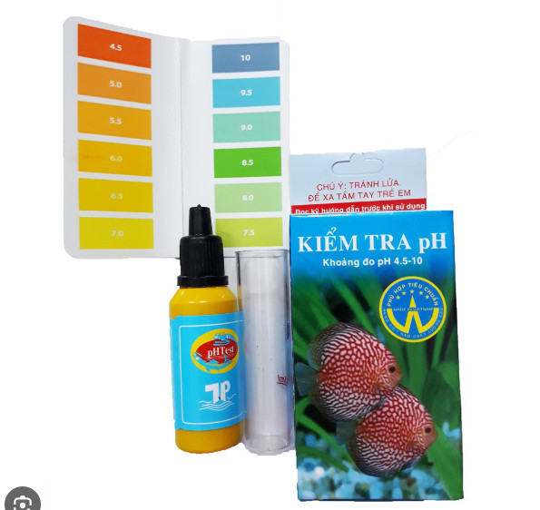 Dung dịch kiểm tra độ pH nước hồ cá