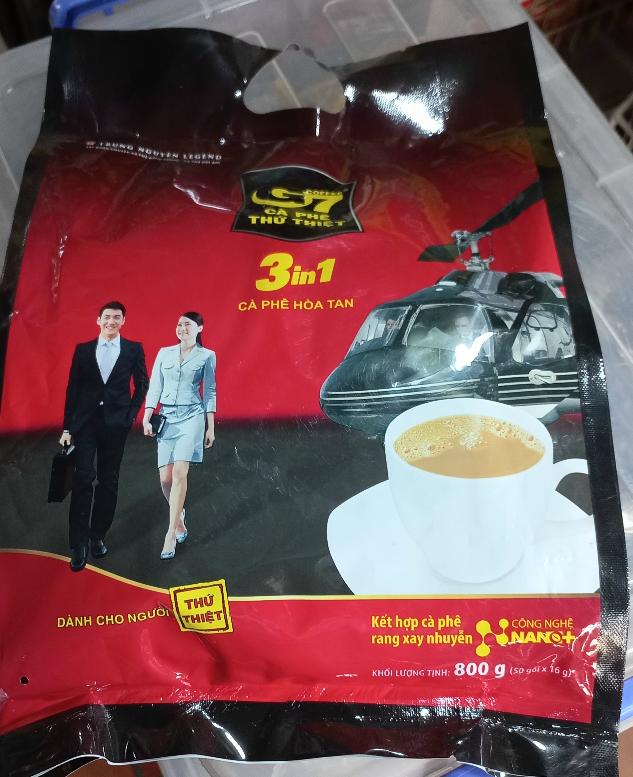 Bịch cafe g7 800g 50 gói