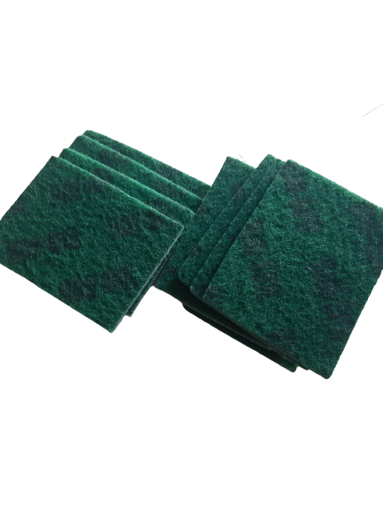 Set 10 Miếng Rửa Chén Màu Xanh Lá - Miếng lớn.