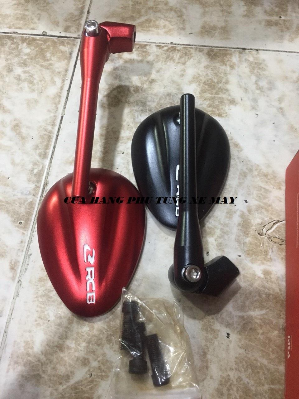 Kính chiếu hậu xe máy RCB cao cấp - 1 cây bên trái