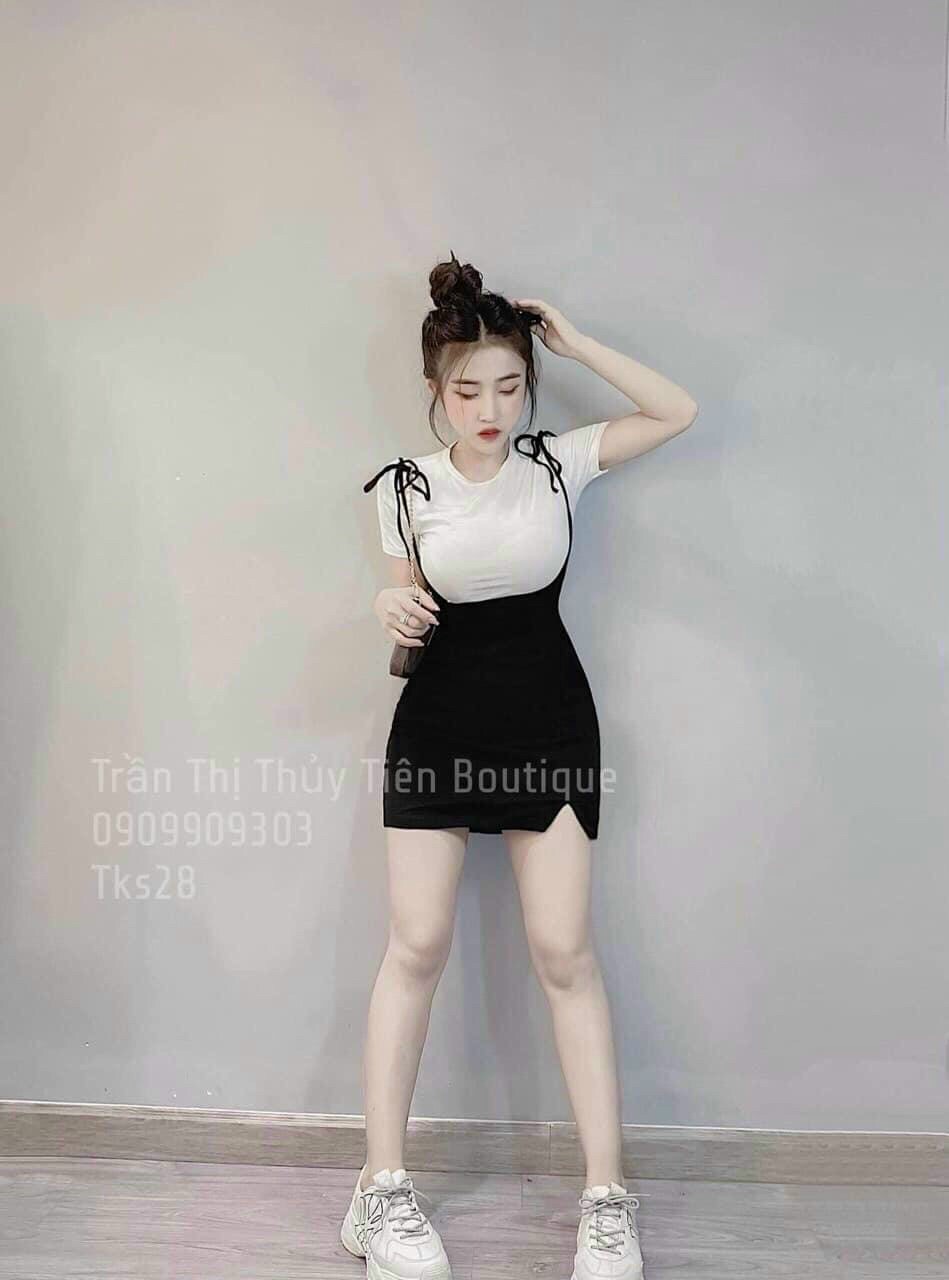 [HCM]Hàng Hót Sét Yếm Hai Dây & áo siêu Dễ Thương