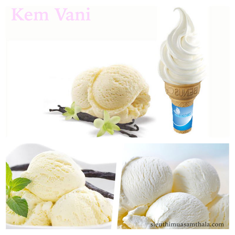 Bột làm kem tươi - Kem Vani