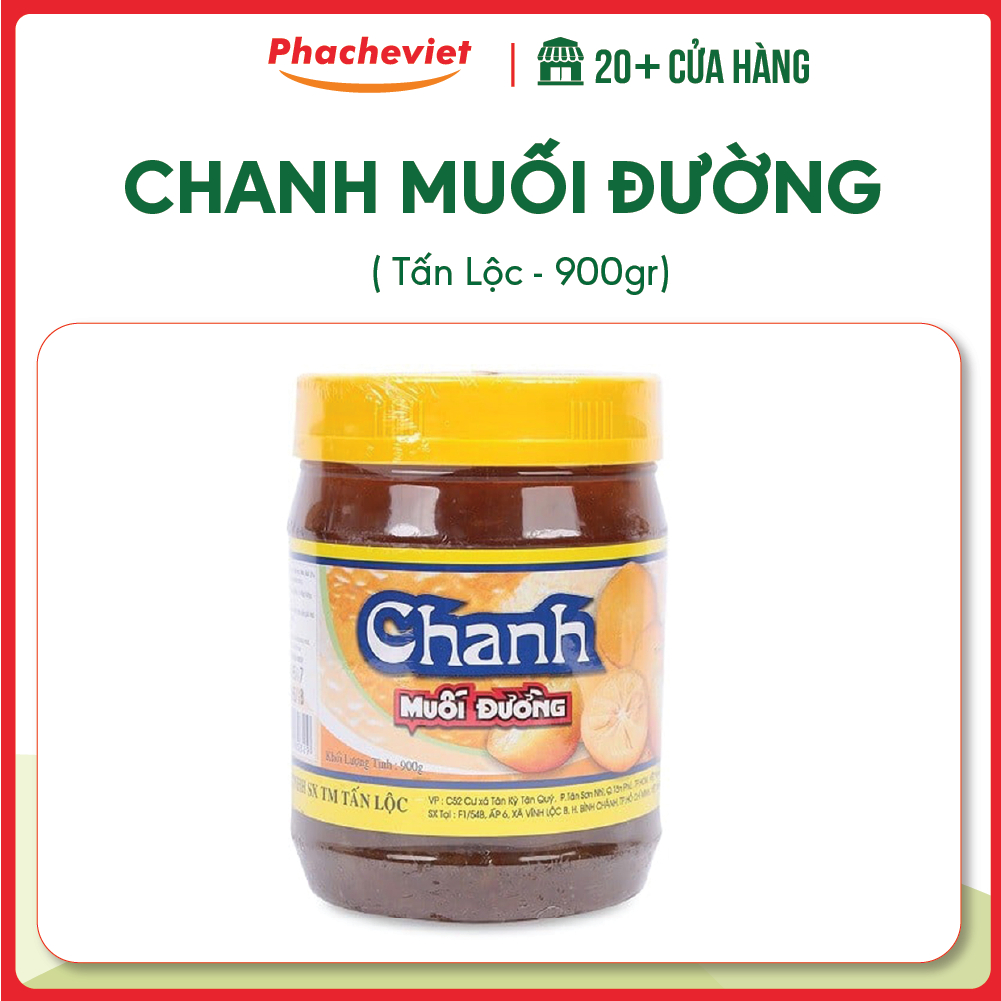 Chanh muối đường tấn lộc 900gr