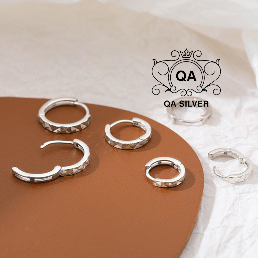 HOOP QA SILVER Earrings