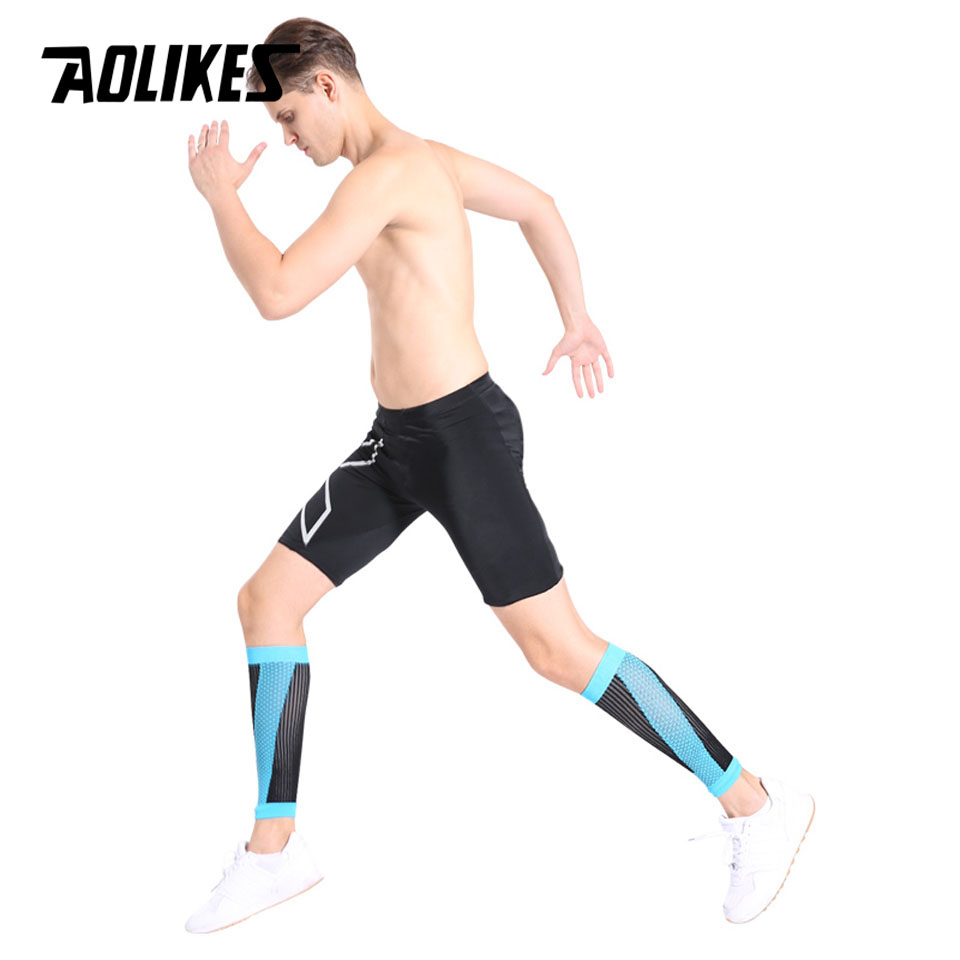 Bó bắp chân chạy bộ AOLIKES A-7965 chống căng cơ Compression Socks