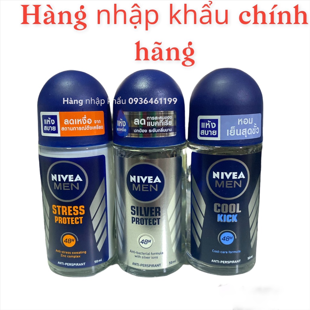 Lăn Khử Mùi Nivea Thái Lan 50ml ( Nam Và Nữ )