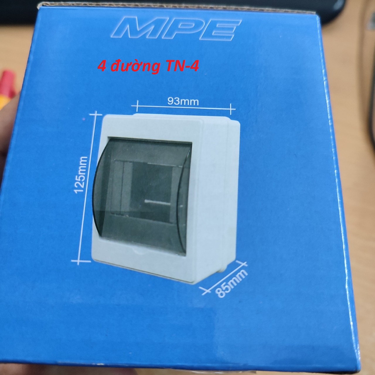 Tủ điện gắn nổi, hộp chứa mcb 2 đường - 4 đường chính hãng mpe