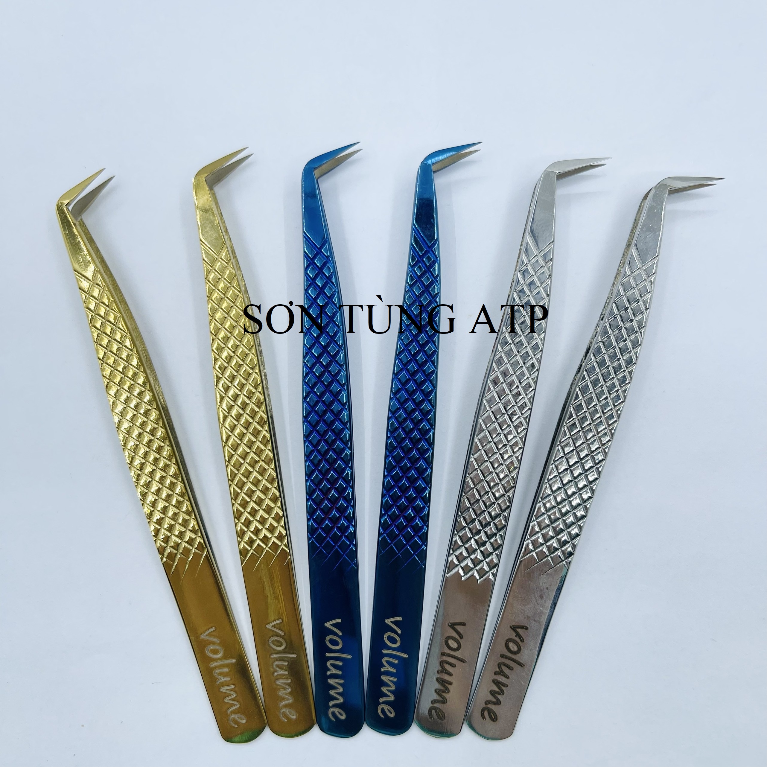 nhíp nối mi volume pakistan mũi nhám 12mm