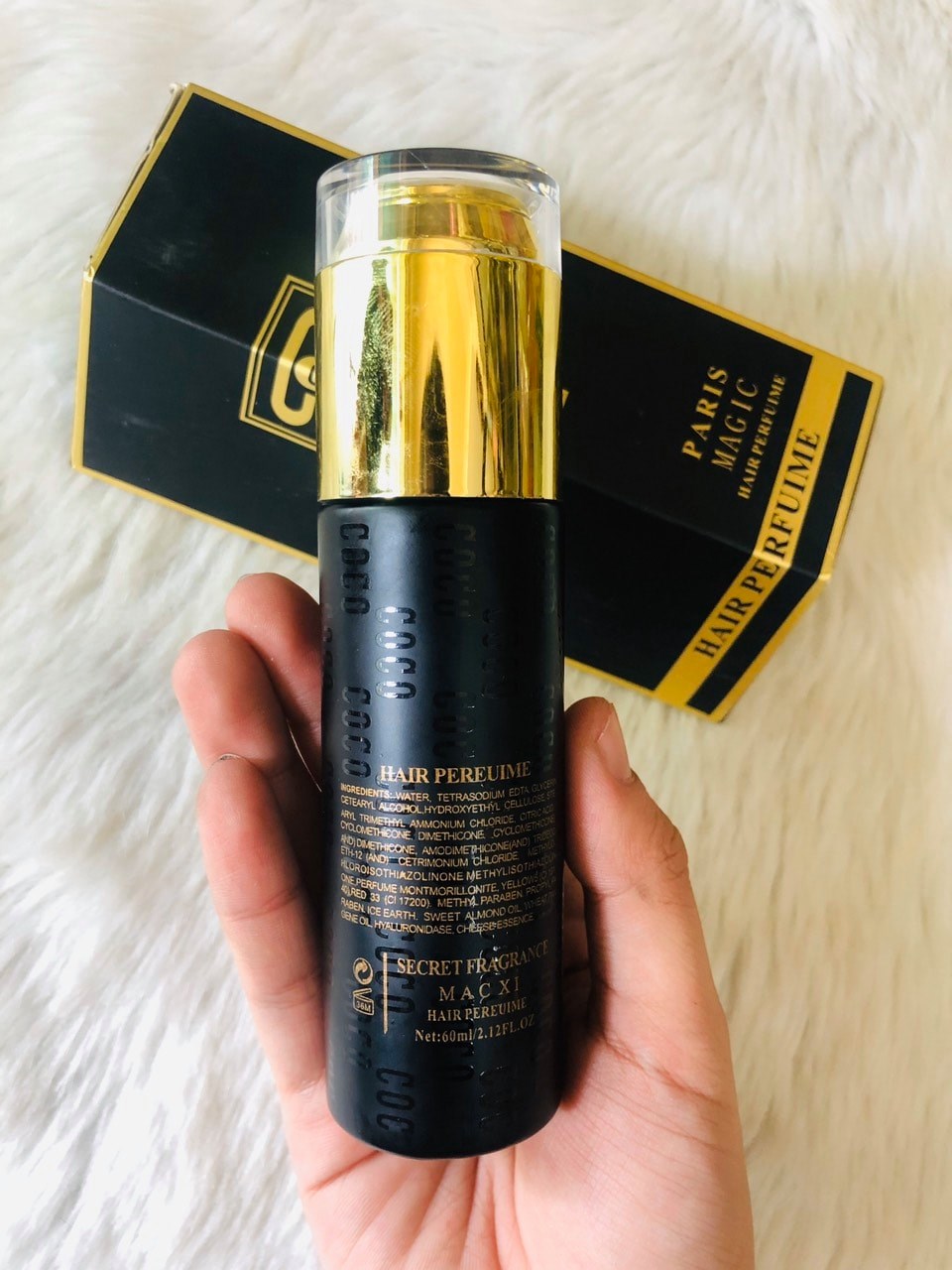 Tinh dầu dưỡng tóc COCO Macxi hương nước hoa Pháp COCO CHÉO