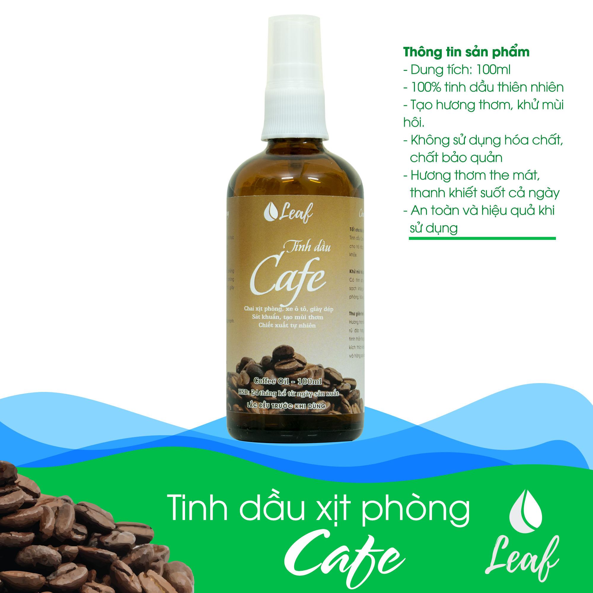 Tinh dầu xịt phòng Cafe 100ml
