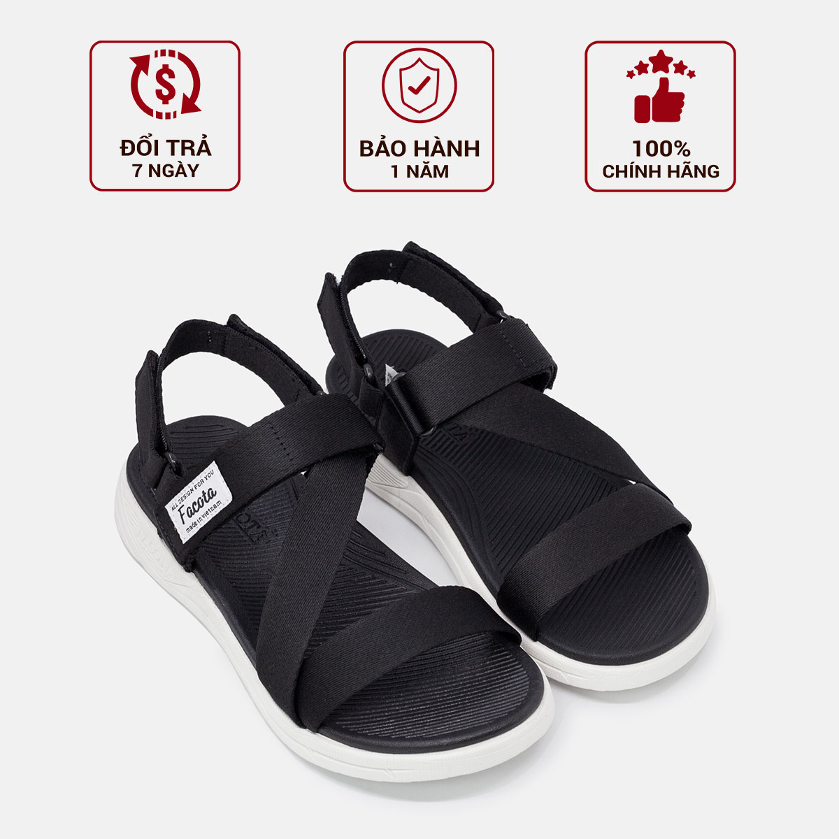 Giày Sandal nam nữ học sinh Sorento thời trang đi chơi phong cách NN02