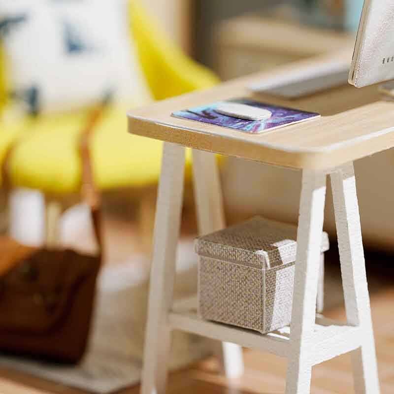 Mô Hình Lắp Ráp Nhà Gỗ DIY - Sunshine Study QT007 ( Kèm mica + keo )