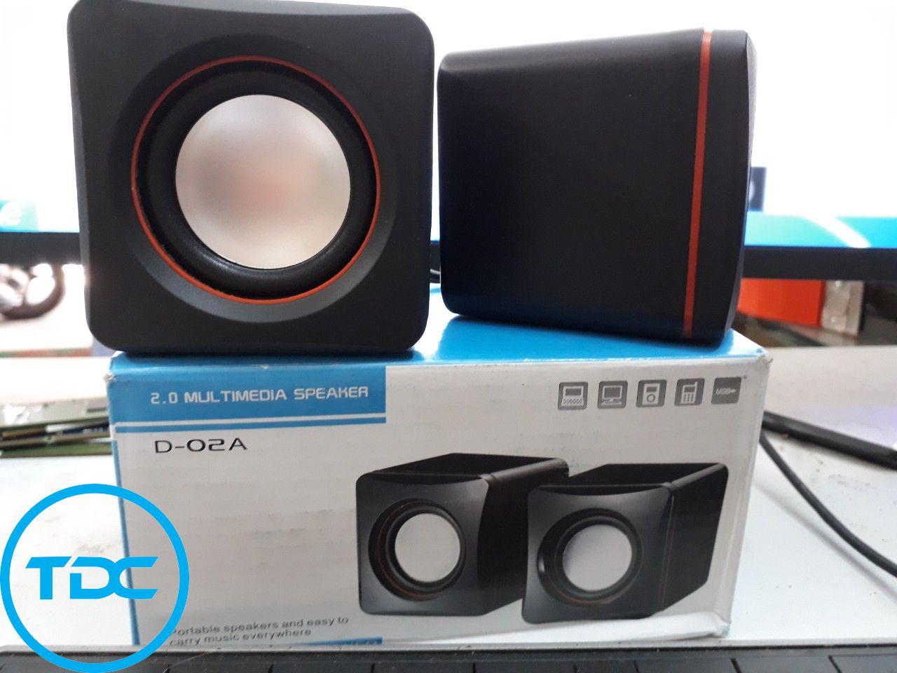 Bộ loa Mini Timedia Speaker D-02A. Màu đen