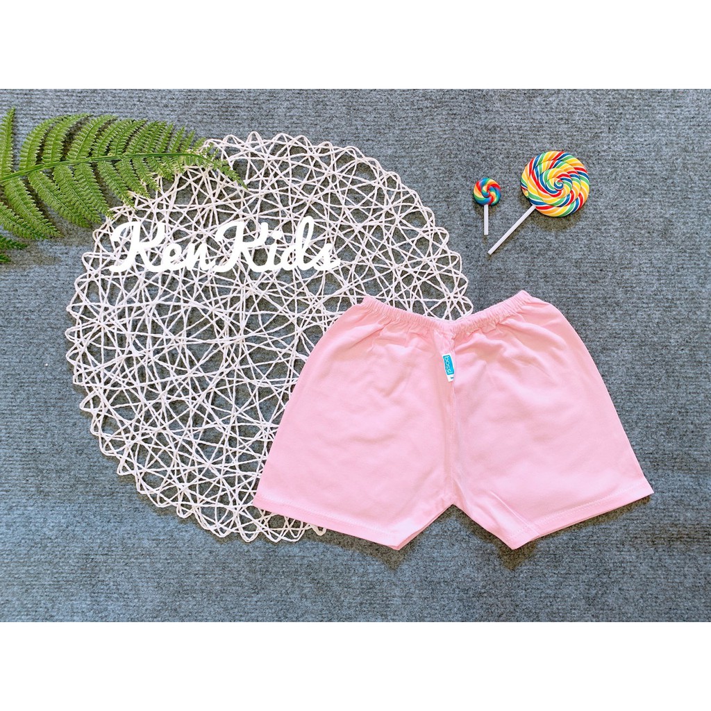 Bộ 5 Quần Ngắn Cotton Màu Sắc Cho Bé Trai 2-6 Ký